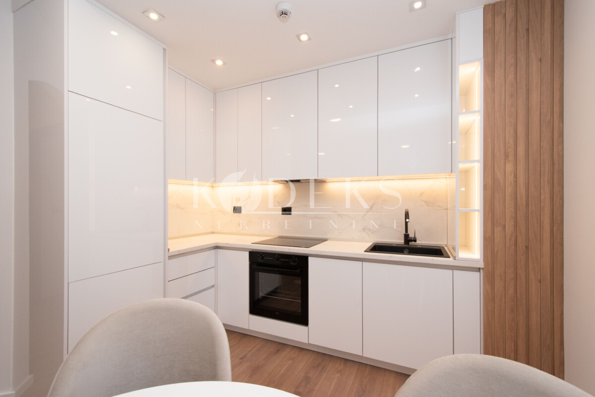 jednosoban stan izdavanje one bedroom apartment for rent podgorica city kvart big fashion-4